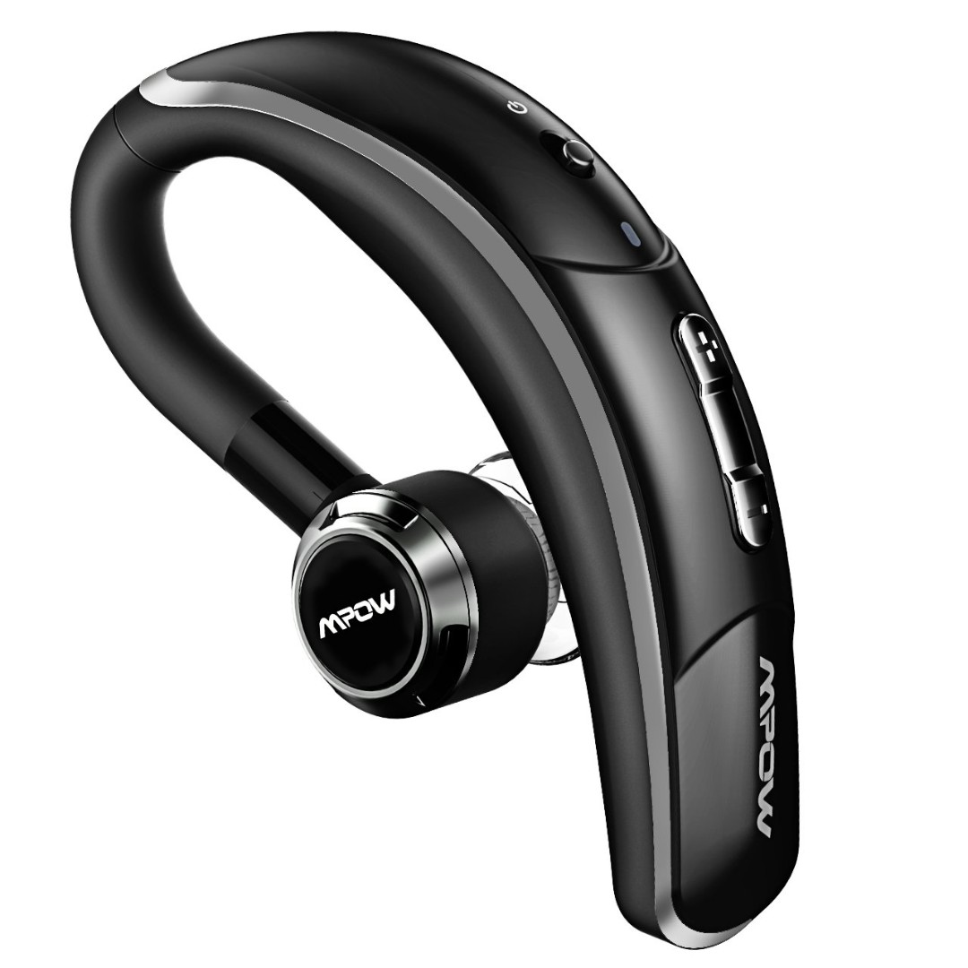 Evolueren Grondig Lezen Mpow Bluetooth Headset, Wireless Headset with Function Microphone-Mute,  6-Hrs Playing Time Cell Phone Bluetooth Earphone, Car Bluetooth Headset for  iPhone Samsung Android - Black, Audio, Headphones & Headsets on Carousell