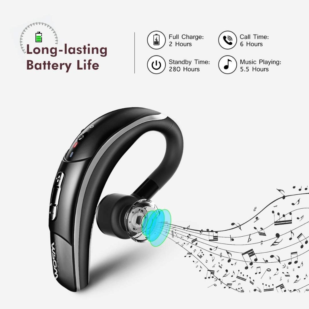 mpow bluetooth headset mute