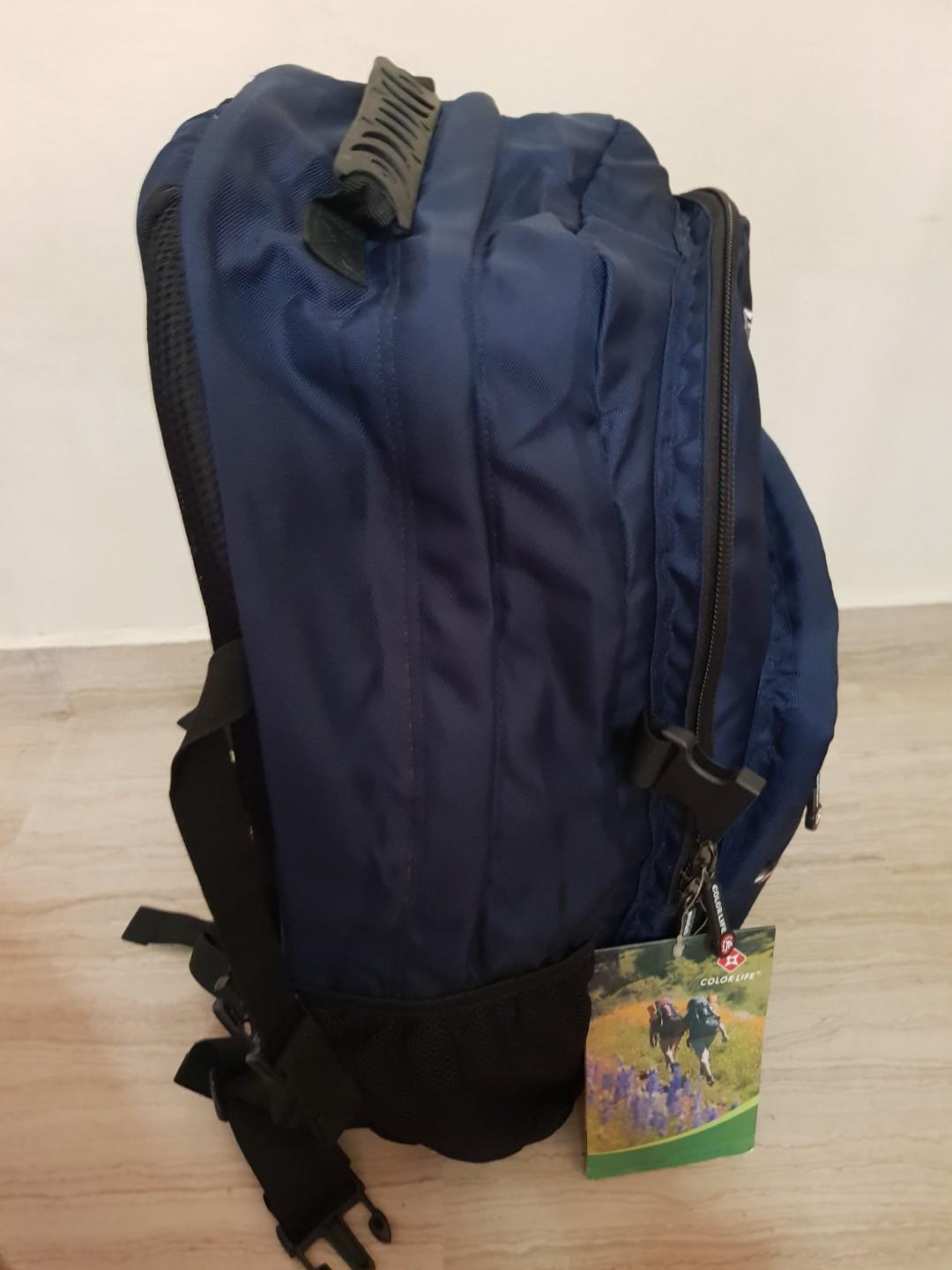 Multi-purpose Bagpack (Category: Backpacks) located in Singapore. Submitted by hayden_lololol (Listing ID 246124673, Image 3). Description: Brand: ColourLife Material: Nylon.