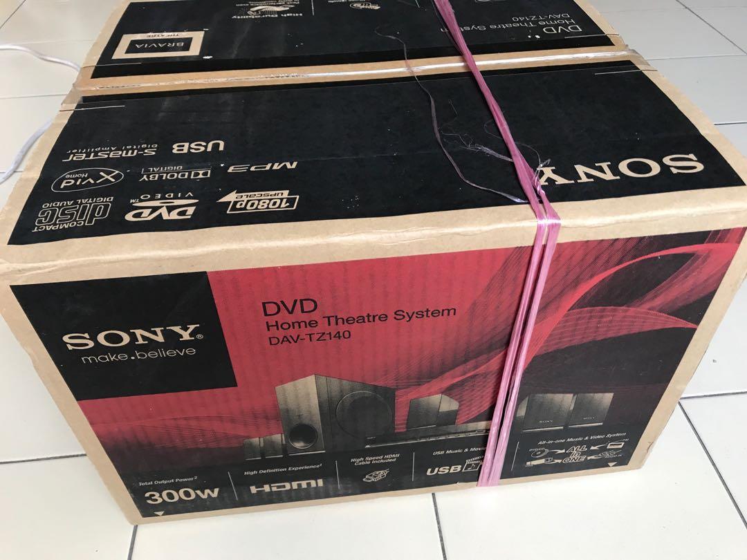 New Sony DVD Home Theatre System DAVTZ140, TV & Home Appliances, TV