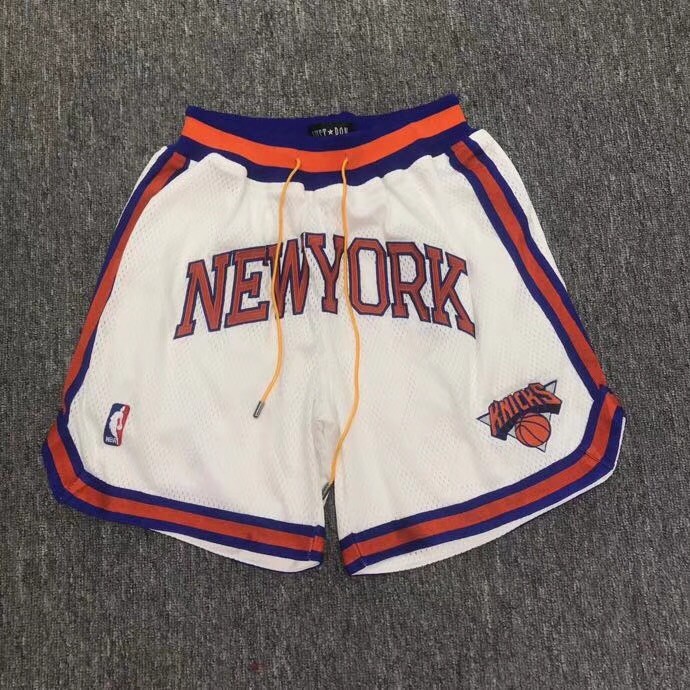 new york knicks white shorts