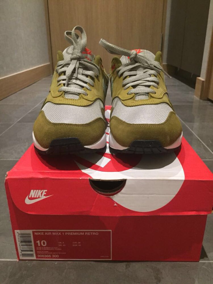 air max 1 curry pack olive