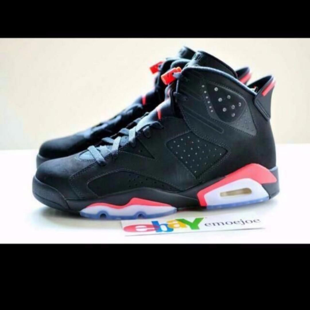 nike jordan 6 black infrared