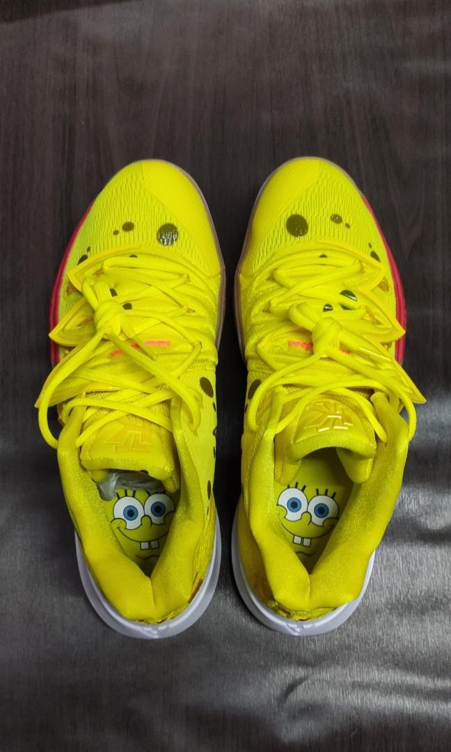 Kyrie 5 Spongebob Squarepants Custom nike shoes