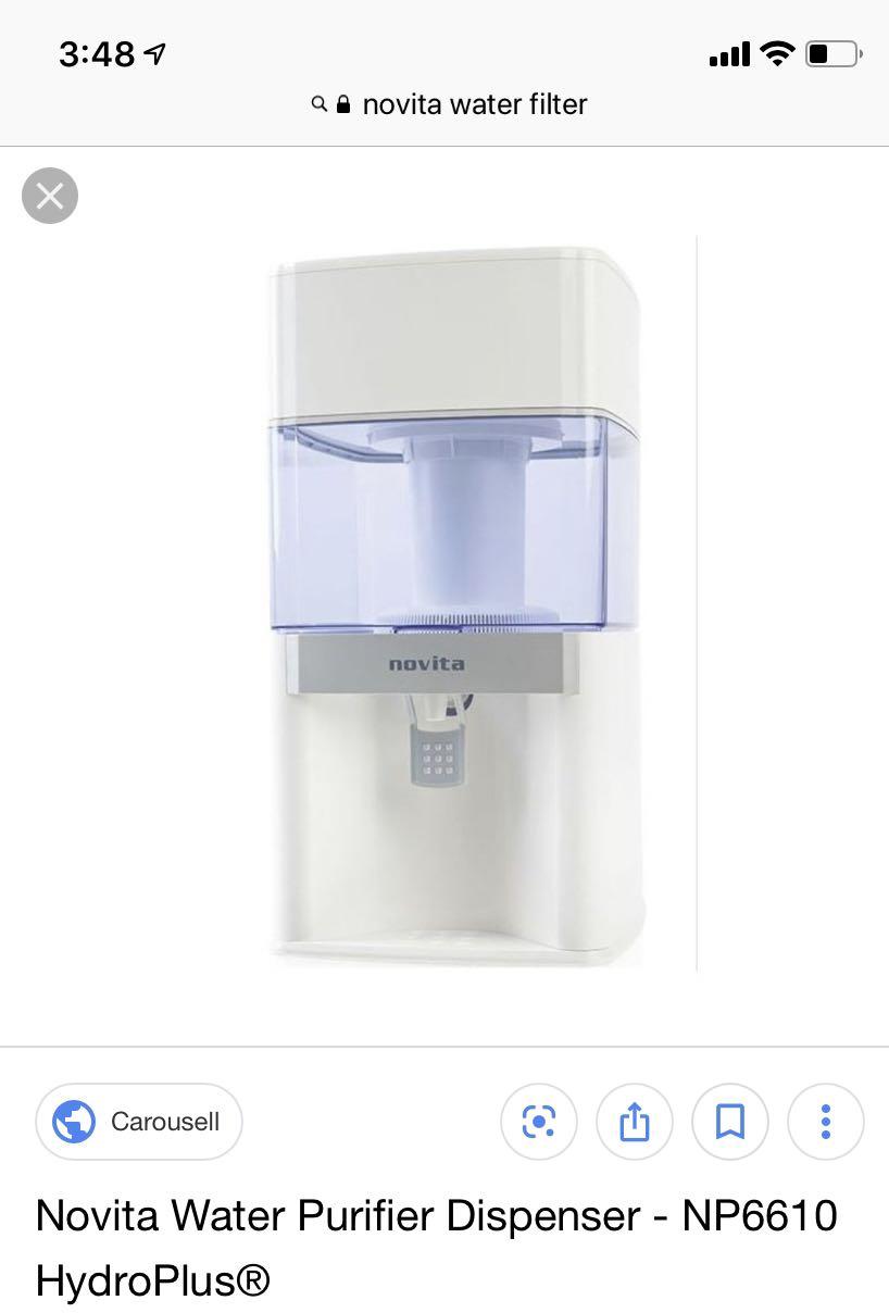 Novita alkaline water dispenser, Furniture & Home Living, Bathroom