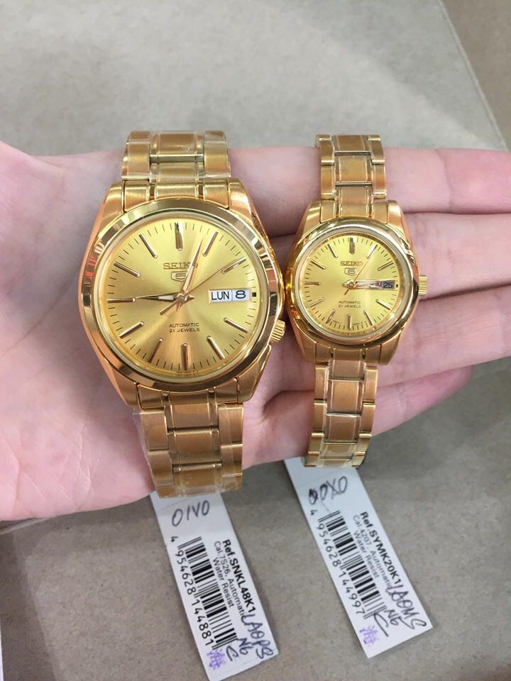 original Seiko watch couple (automatic), Women's Fashion, Watches &  Accessories, Watches on Carousell