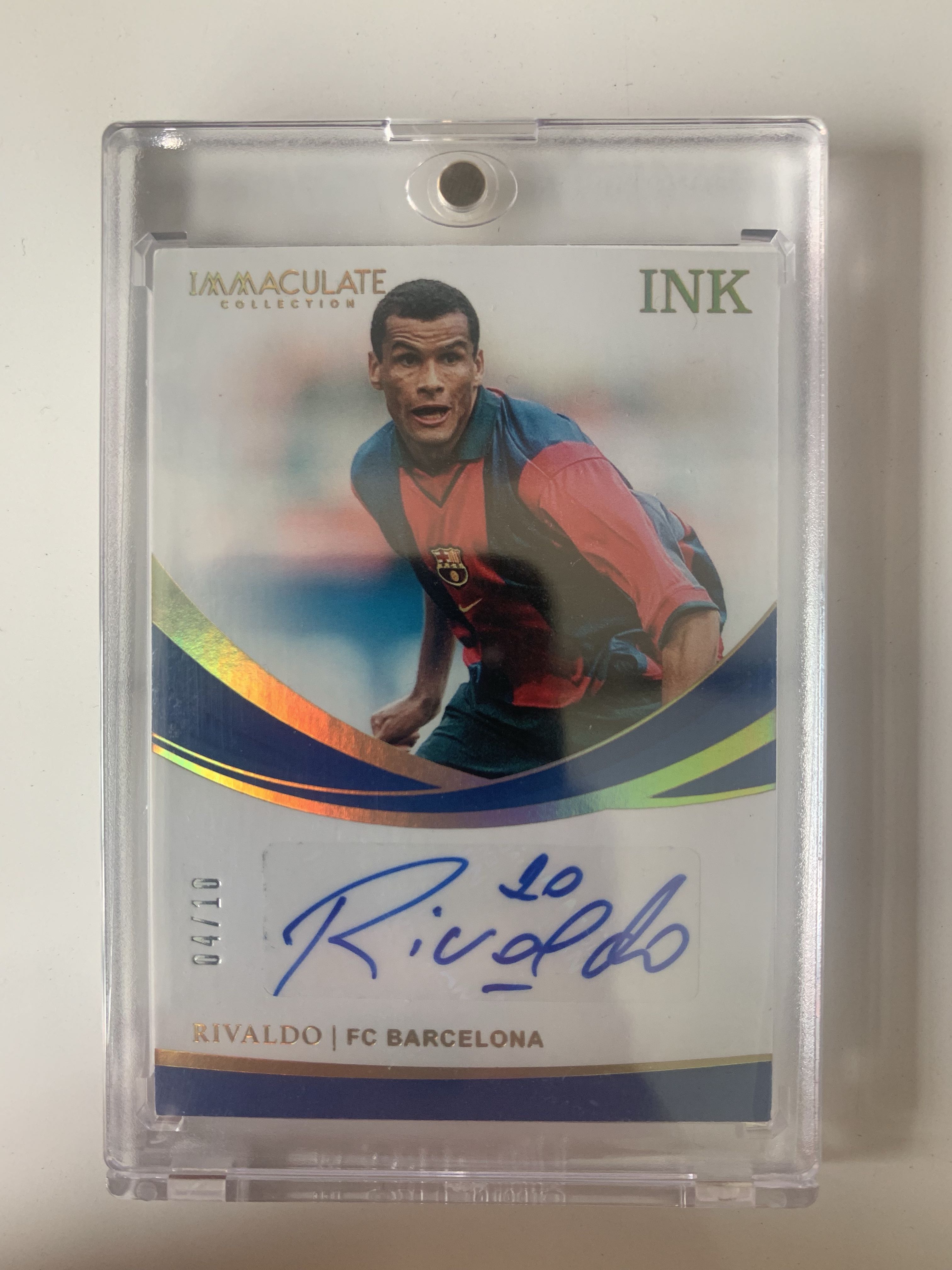 正式的 Rivaldo /20 Panini Select 直筆サインカード その他