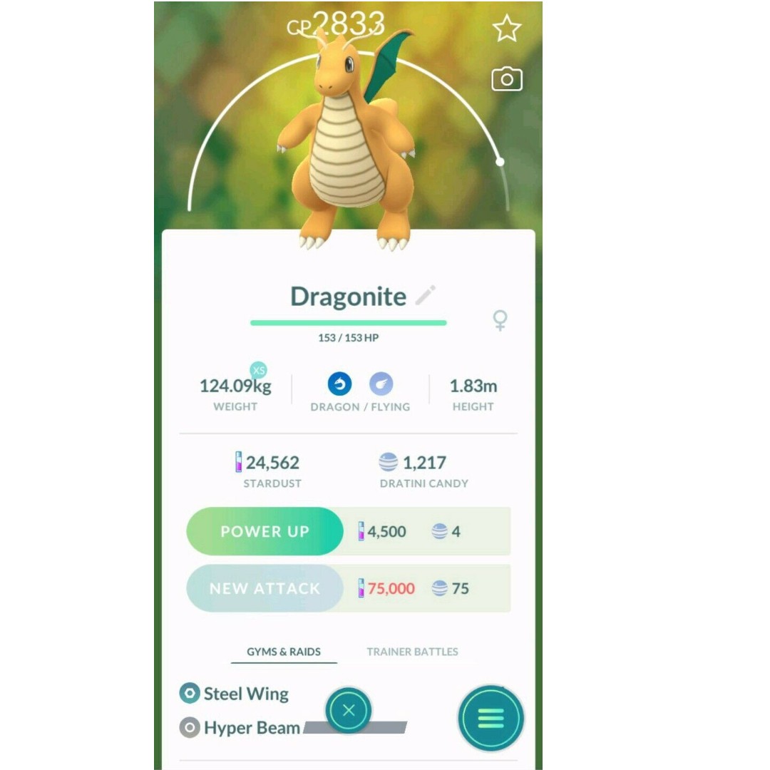 Pokemon Go Dragonite Catch Toys Games Video Gaming In Game Products On Carousell