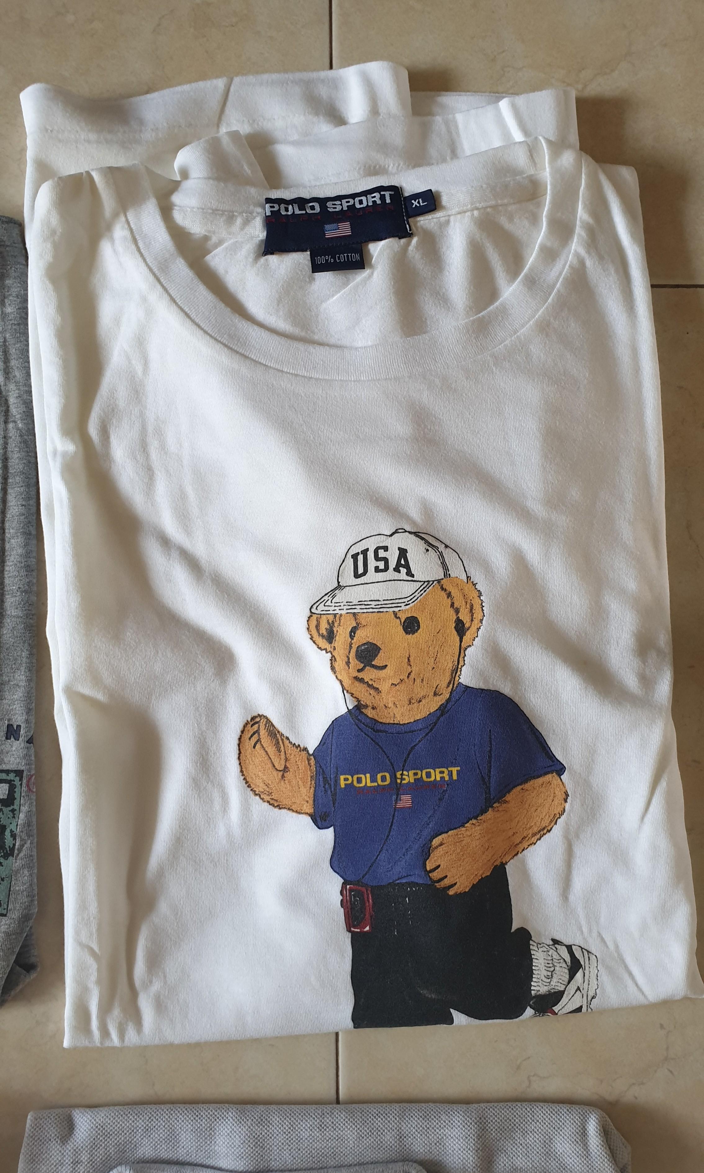 Polo Bear by Ralph Lauren T shirt, Men's Fashion, Tops Sets