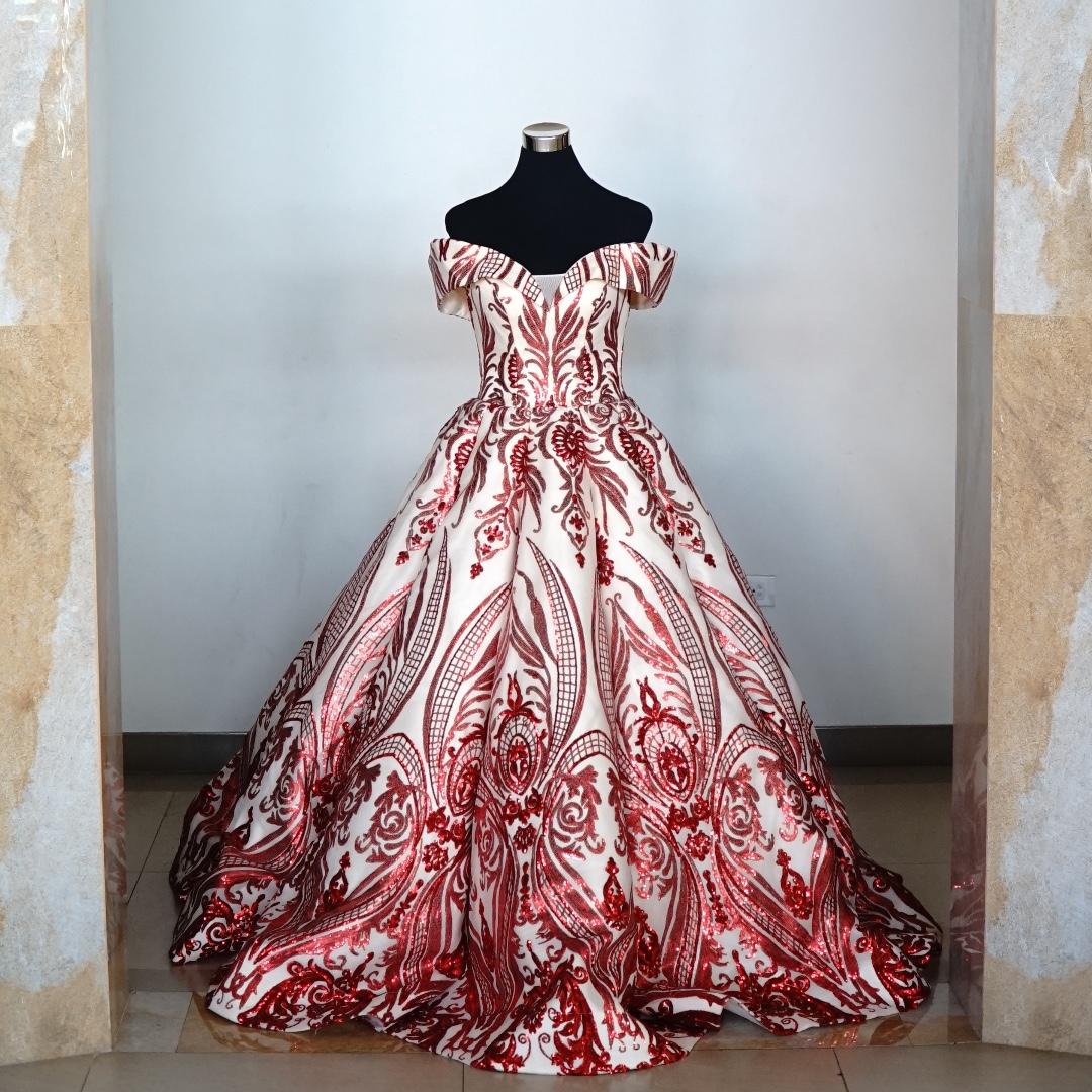 Debut simple gown online