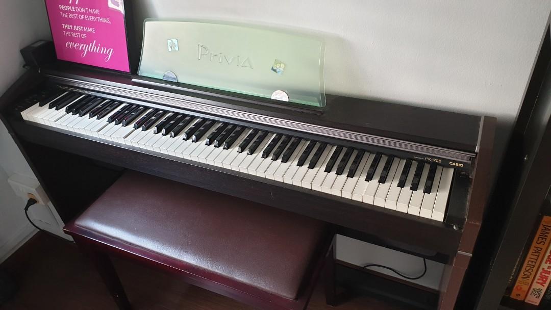 Privia Casio Px 700 Digital Piano Music Media Music Instruments On Carousell
