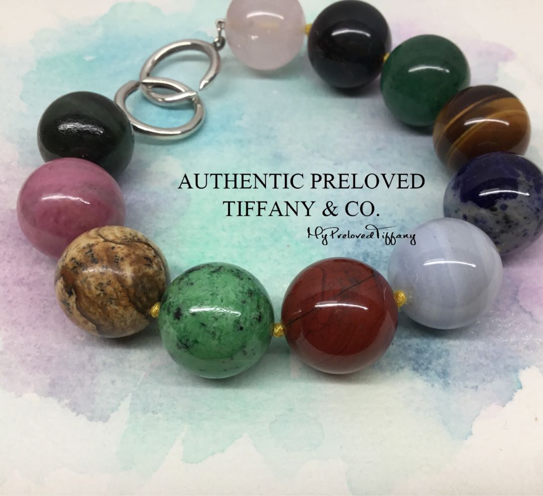 Tiffany 14mm bead bracelet top