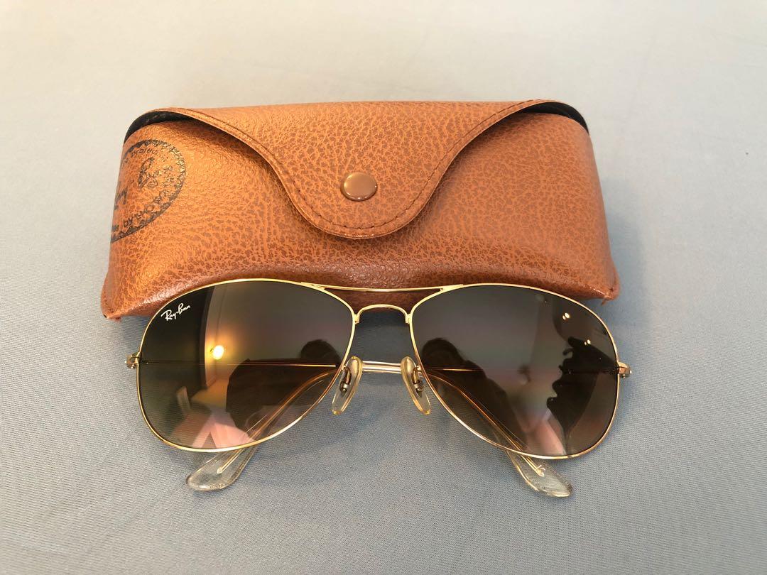 Ray Ban Cockpit Sunglasses (Gold Frame Brown Gradient Lenses), Women's  Fashion, Watches & Accessories, Sunglasses & Eyewear on Carousell