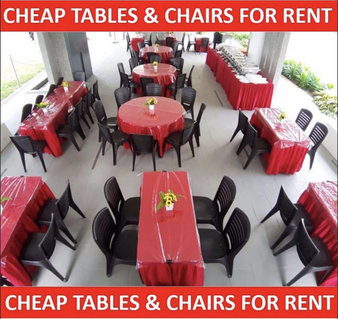 Rent Cheap Tables Chairs Stools Rental Deliver Setup Event