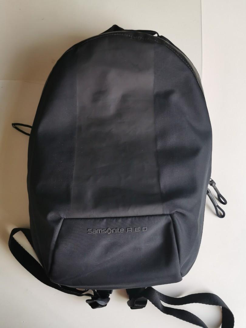 Samsonite Red PORRIS Backpack M Women s Fashion Bags Wallets