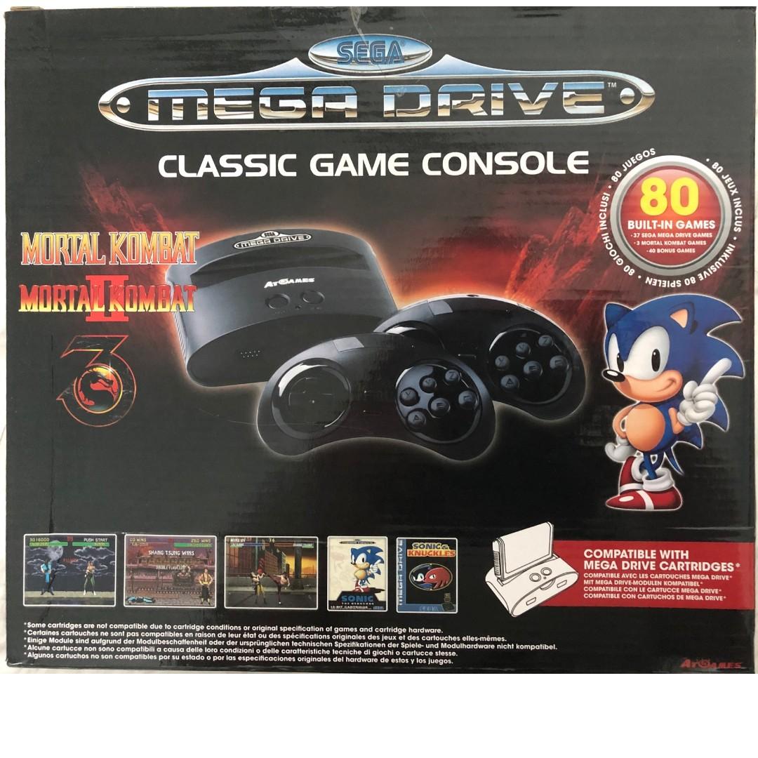 sega mega drive 80 built in games