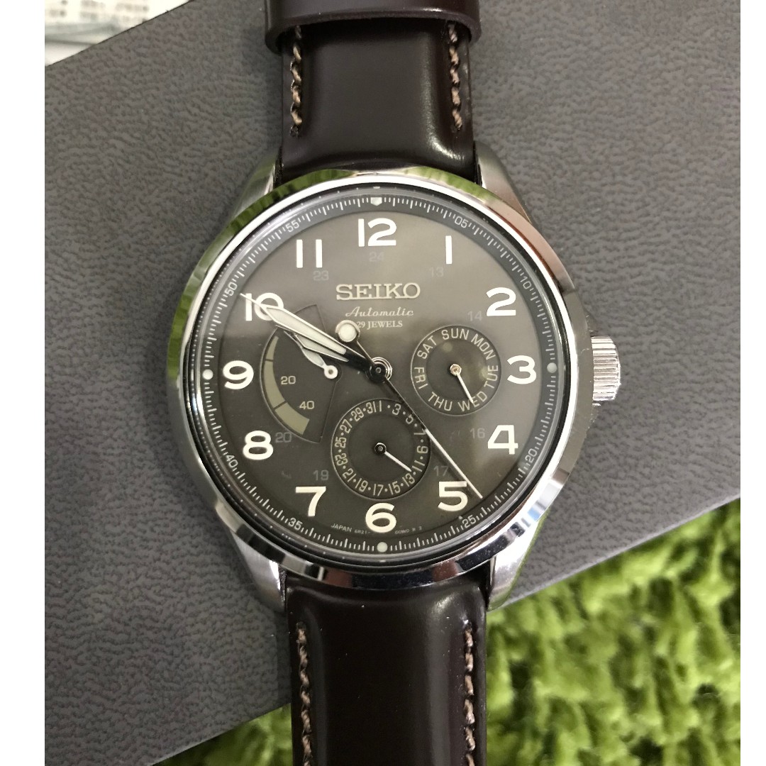 Seiko Presage Automatic DayDate Power Reserve Ref. SARW019 - Repost,  Luxury, Watches on Carousell