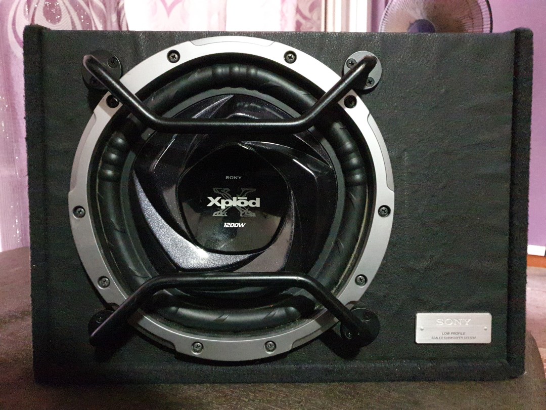 sub sony xplod 1200w