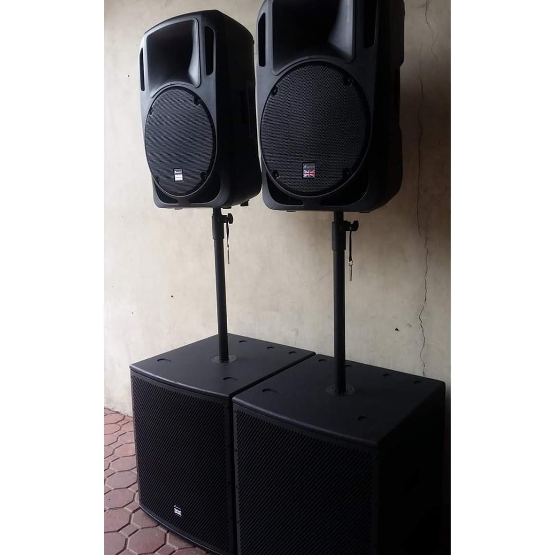 studiomaster active subwoofer