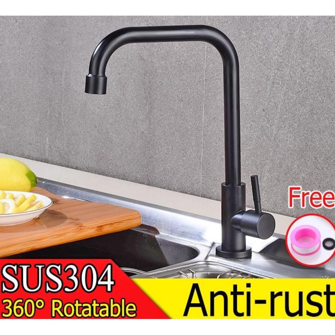 Sus304 Stainless Steel Black Color Bathroom Sink Basin Single
