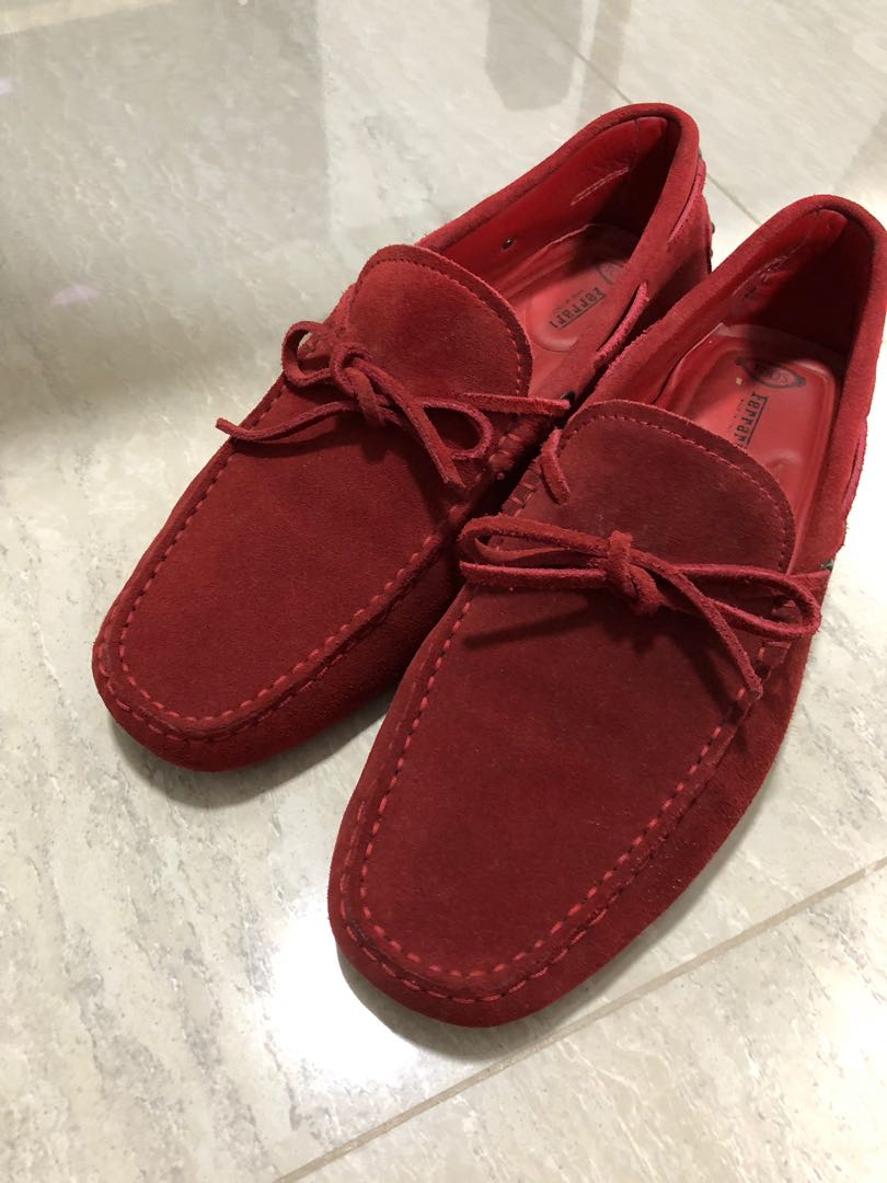 Tod s Gommino Driving Shoes Ferrari Edition Men s Fashion
