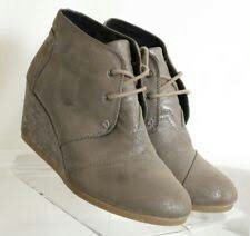 toms wedge ankle boots