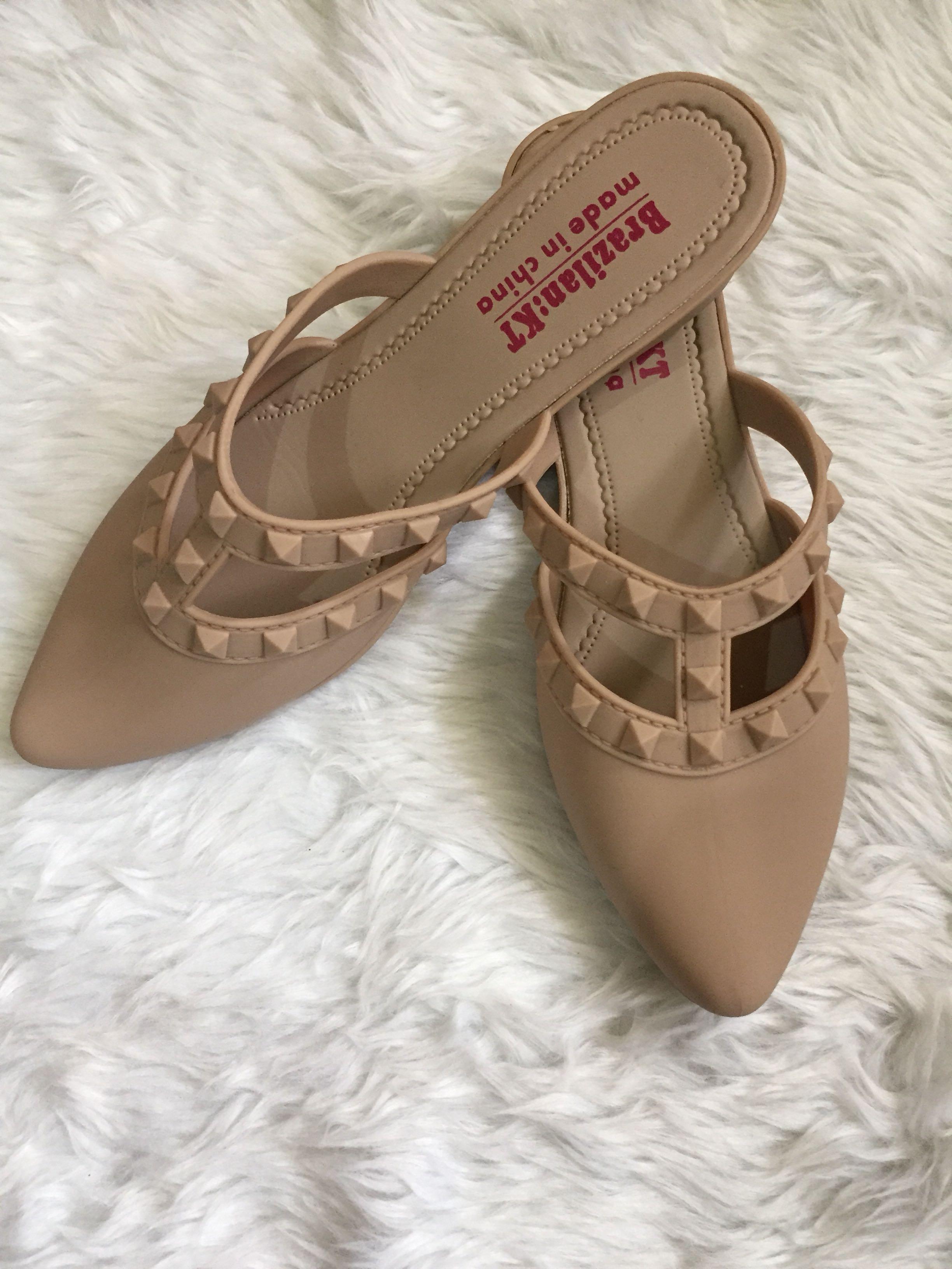 studded flats valentino inspired