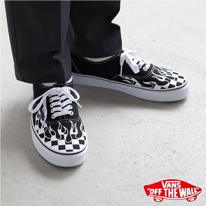 vans flame checkered shoes