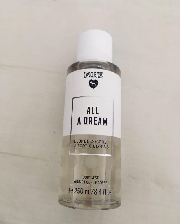 Victoria secret pink all 2025 a dream body mist