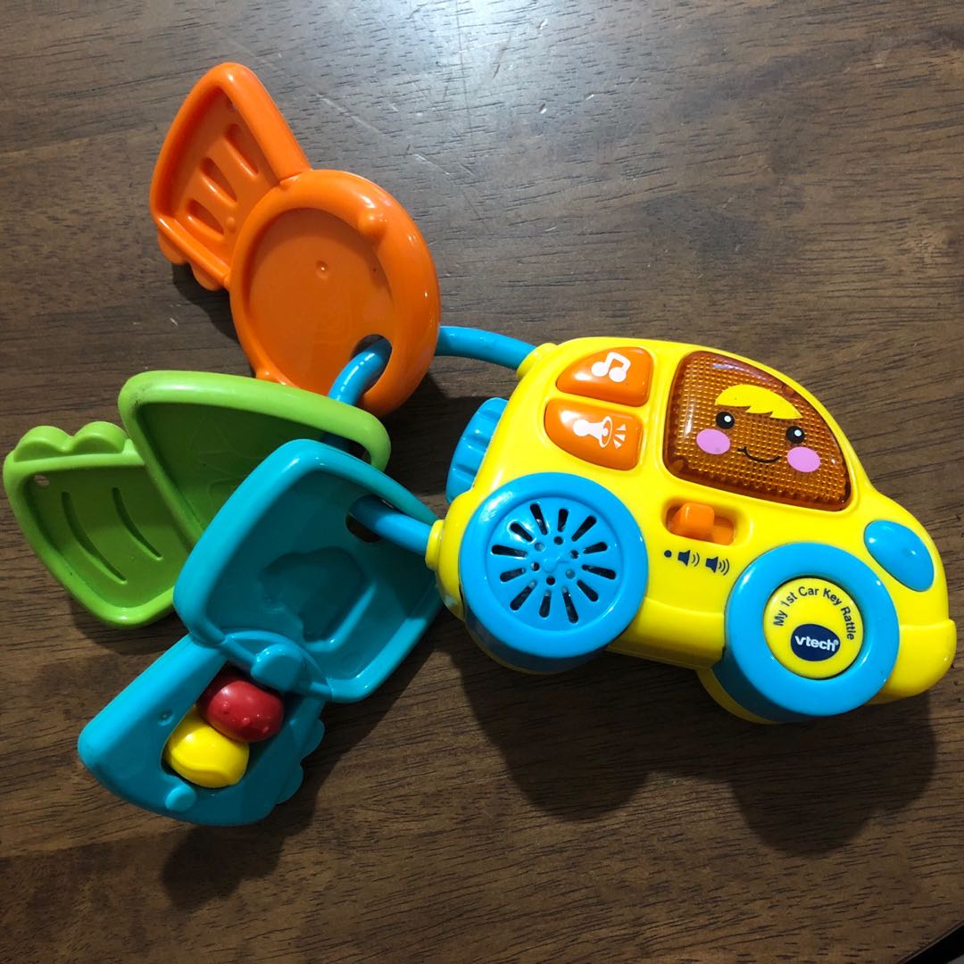 Vtech My 1st Car Key Rattle Hobbies Toys Toys Games on Carousell