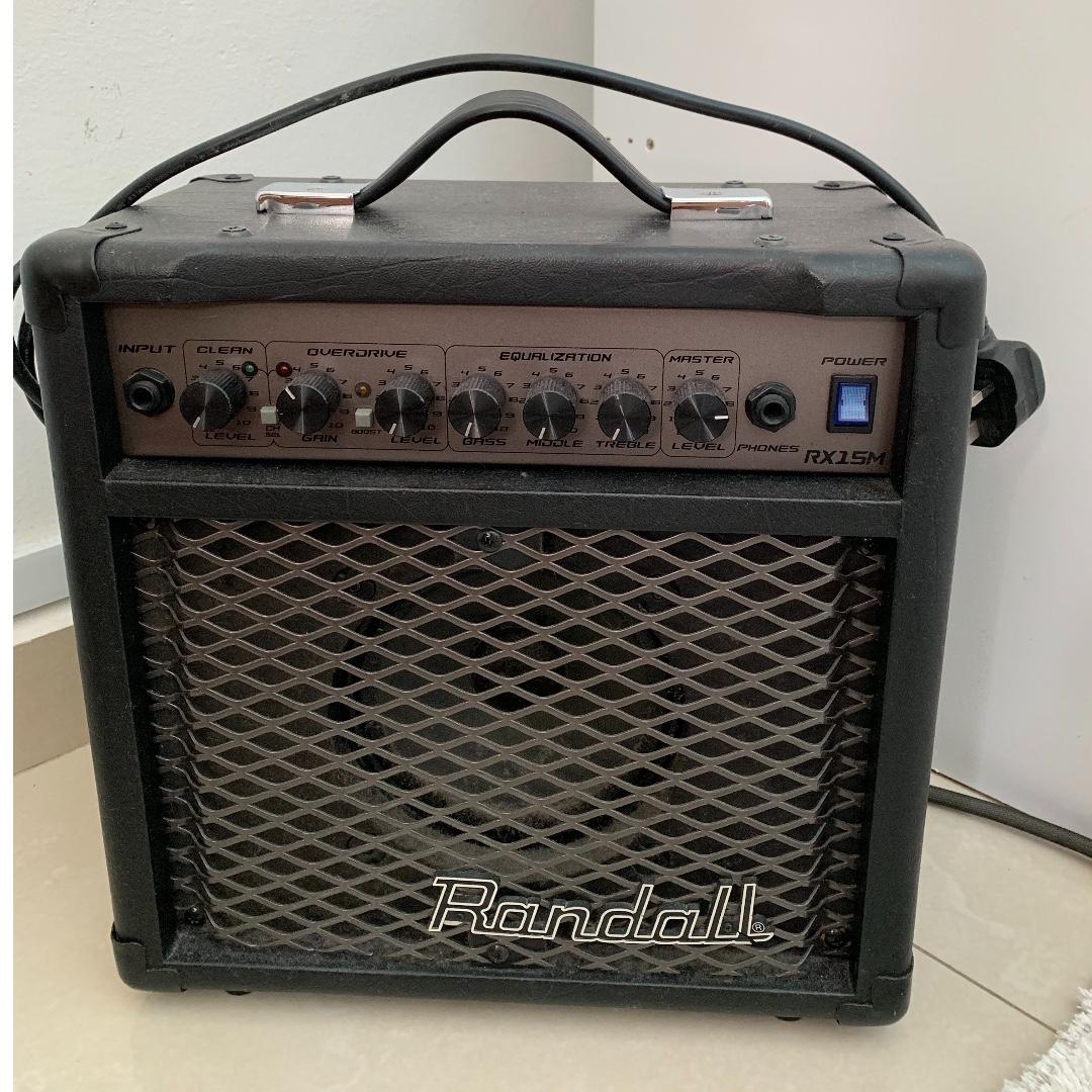 Washburn Electric Guitar + Randall Amplifier, Hobbies & Toys, Music ...