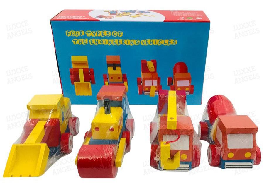 wooden engineering toys