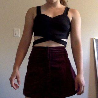 Cut out crop top