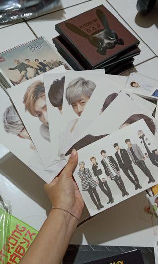 B.A.P LIVE ON EARTH POSTCARD SET