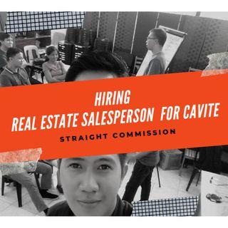 Hiring Real Estate Salesperson Property Agent Part Time Work From Home Cavite
