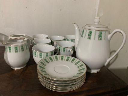 Vintage china coffee set