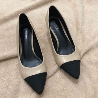 Pointed Captoe Pumps
