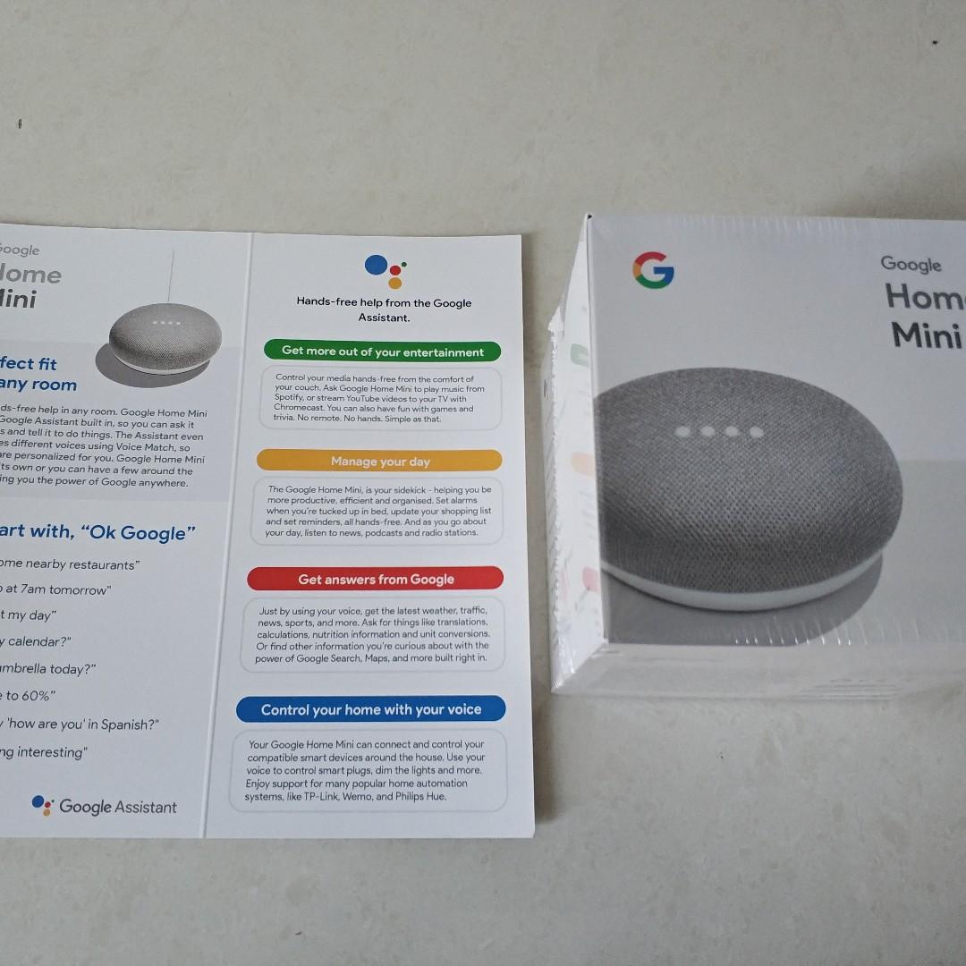 google home mini english