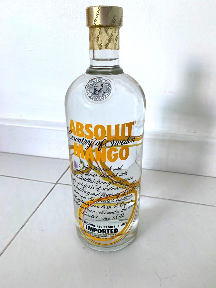 Absolut Vodka 1 Litre, Food & Drinks, Alcoholic Beverages on Carousell