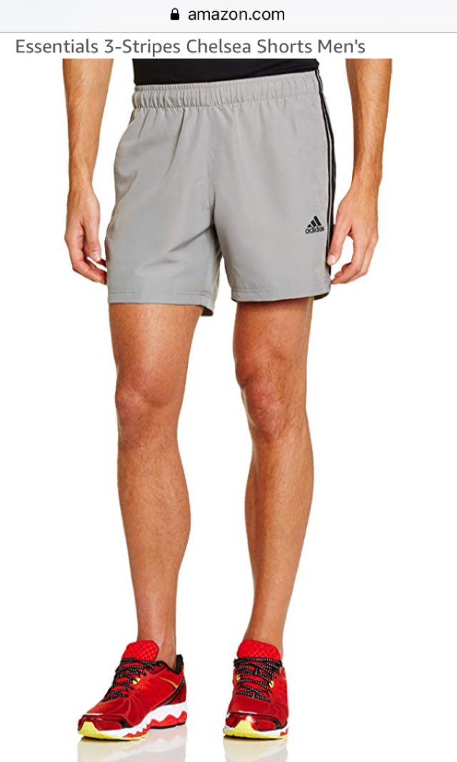 Adidas Essentials 3-Stripes Chelsea Shorts- Men (XS), Men's Fashion,  Activewear on Carousell