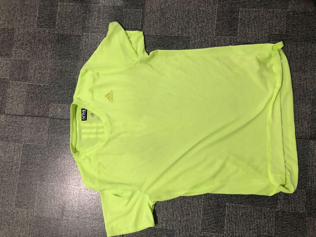 neon adidas shirt