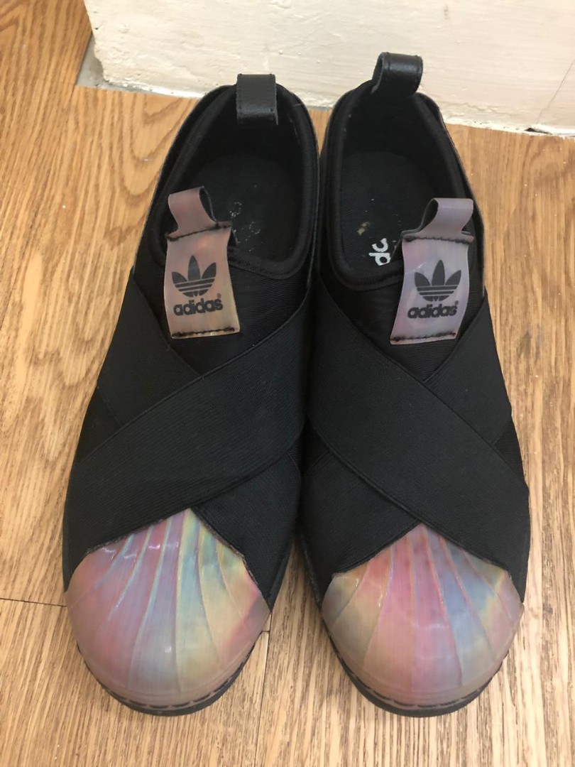 adidas superstar slip on rita ora