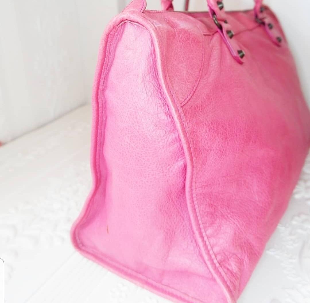 AUTHENTIC BALENCIAGA WORK TOTE PINK BAG, Luxury, Bags & Wallets on ...