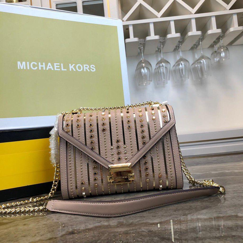 AUTHENTIC MICHAEL KORS WHITNEY STUDDED SHOULDER BAG, Women's Fashion, Bags  & Wallets, Purses & Pouches on Carousell