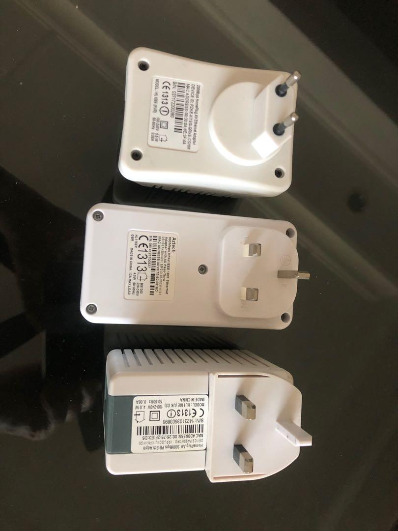 Aztech Homeplug (Category: Networking) located in Singapore. Submitted by gensell222 (Listing ID 246306118, Image 2). Description: Aztech HonePlug 500/ 200Mbps Good working conditions .