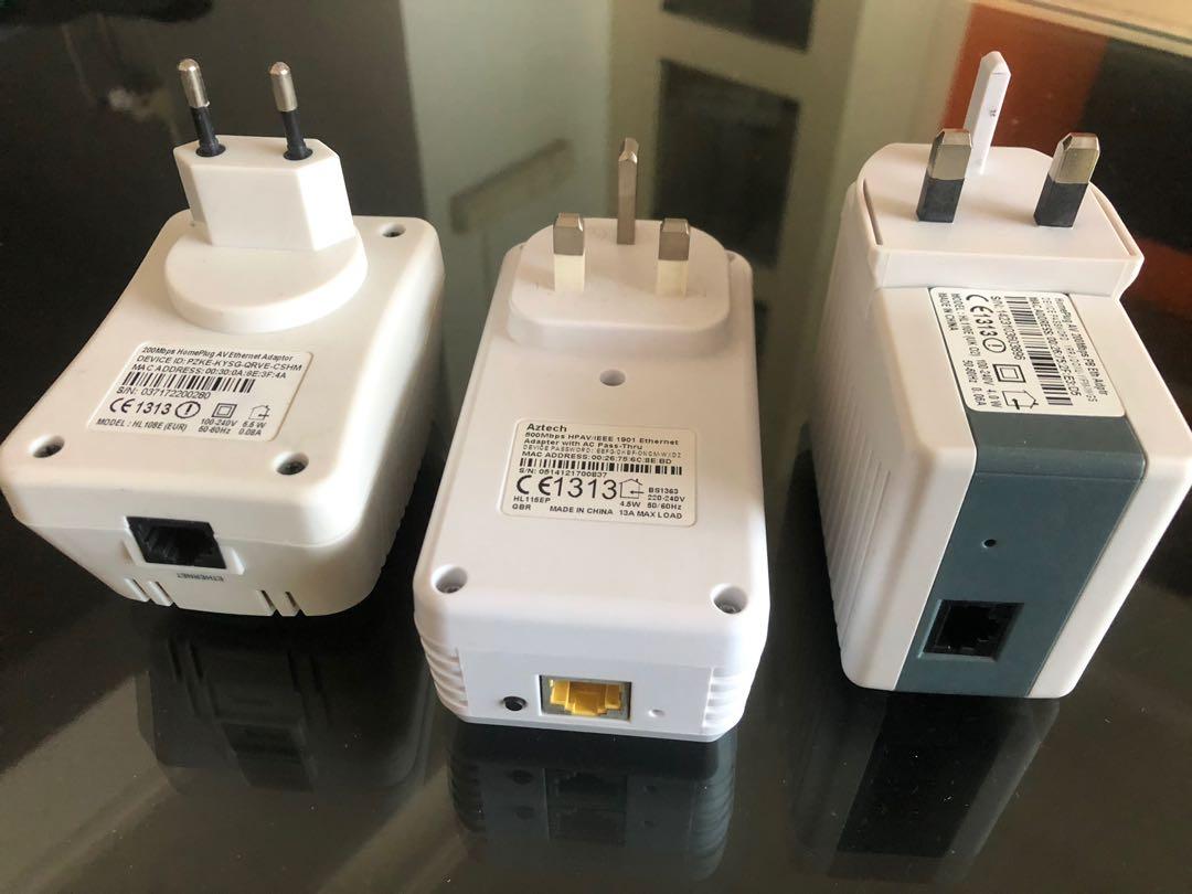 Aztech Homeplug (Category: Networking) located in Singapore. Submitted by gensell222 (Listing ID 246306118, Image 3). Description: Aztech HonePlug 500/ 200Mbps Good working conditions .