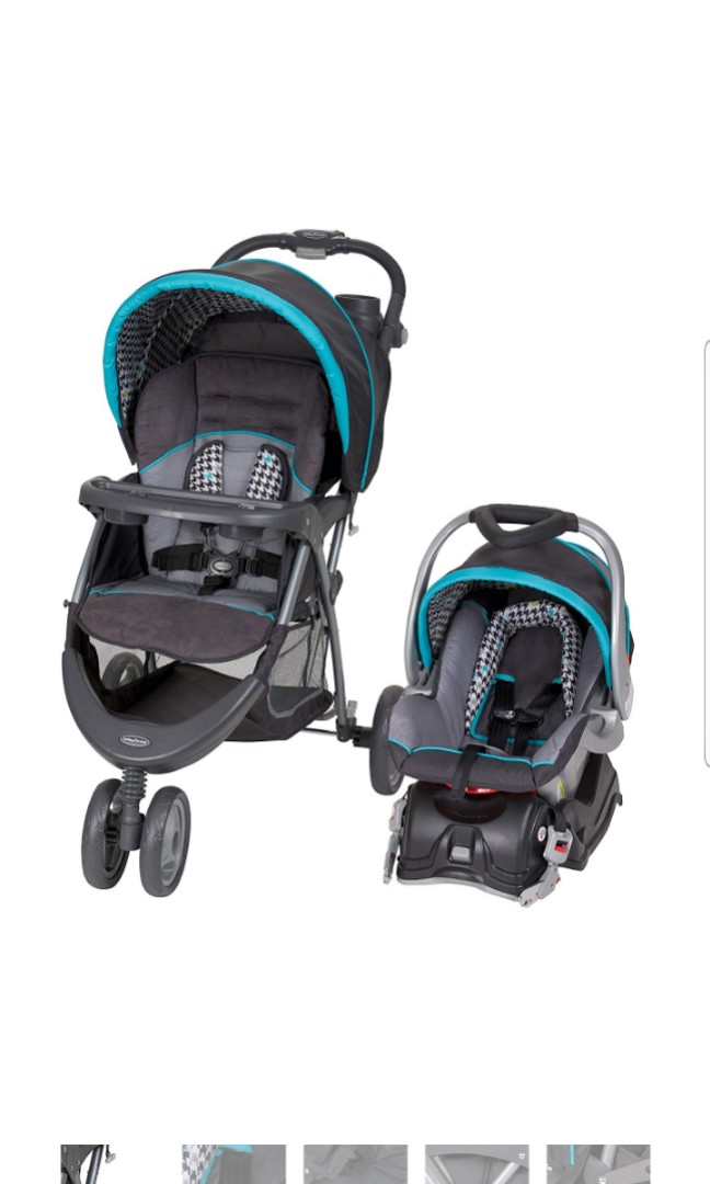 Baby Trend Ez Ride 5 Travel System Stroller And Baby Car Seat Hounds Tooth Babies Kids Strollers Bags Carriers On Carousell