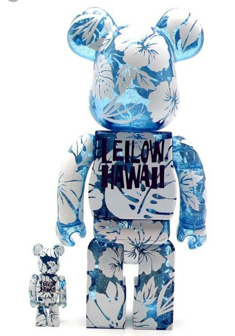 Bearbrick leilow hawaii bearbrick 100 400 全新, 興趣及遊戲, 玩具