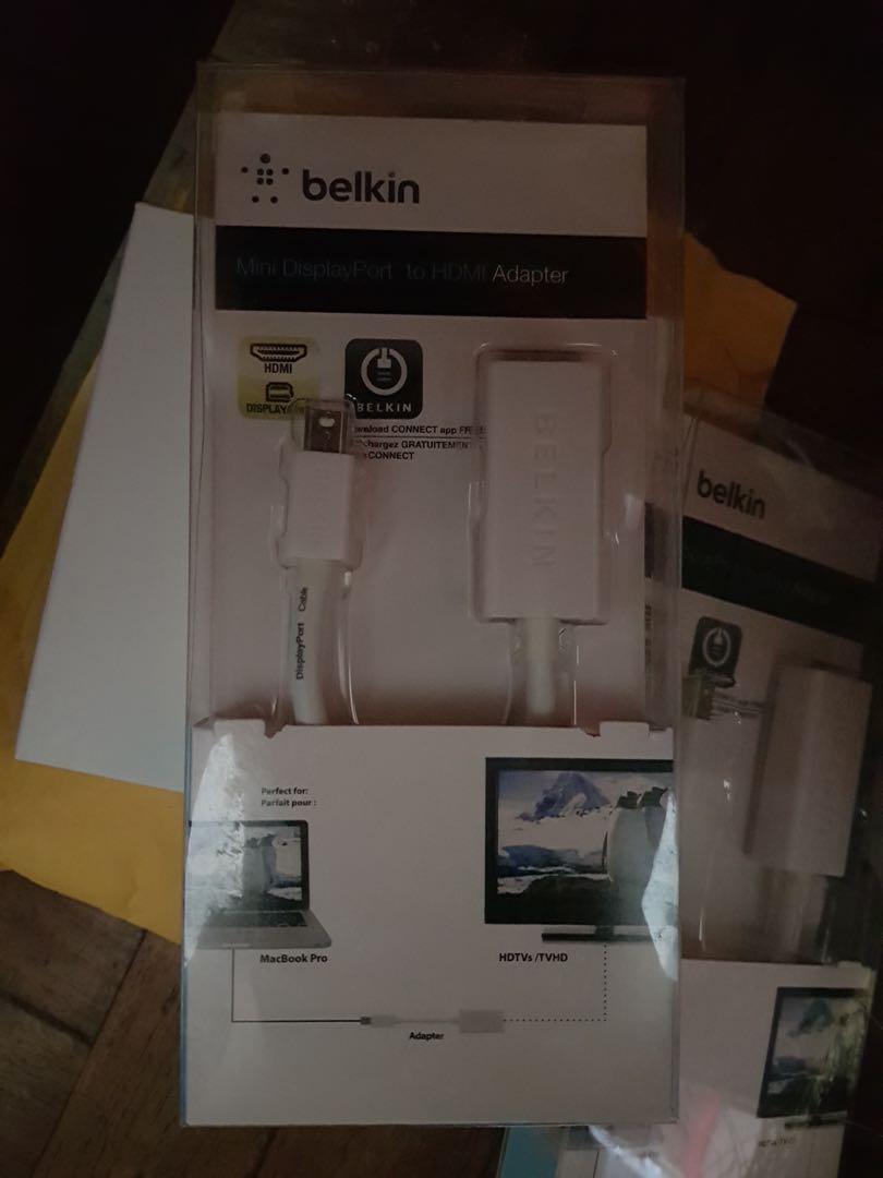 Belkin Mini Display Port to HDMI Adapter (Category: Cables & Adaptors) located in Quezon City. Submitted by jk1225777 (Listing ID 246260901, Image 1). Description: For your Macbook pro to HDTVs MOP: BDO/BPI/Security Bank Grab / Lalamove or LBC shipping at buyer’s expense.
