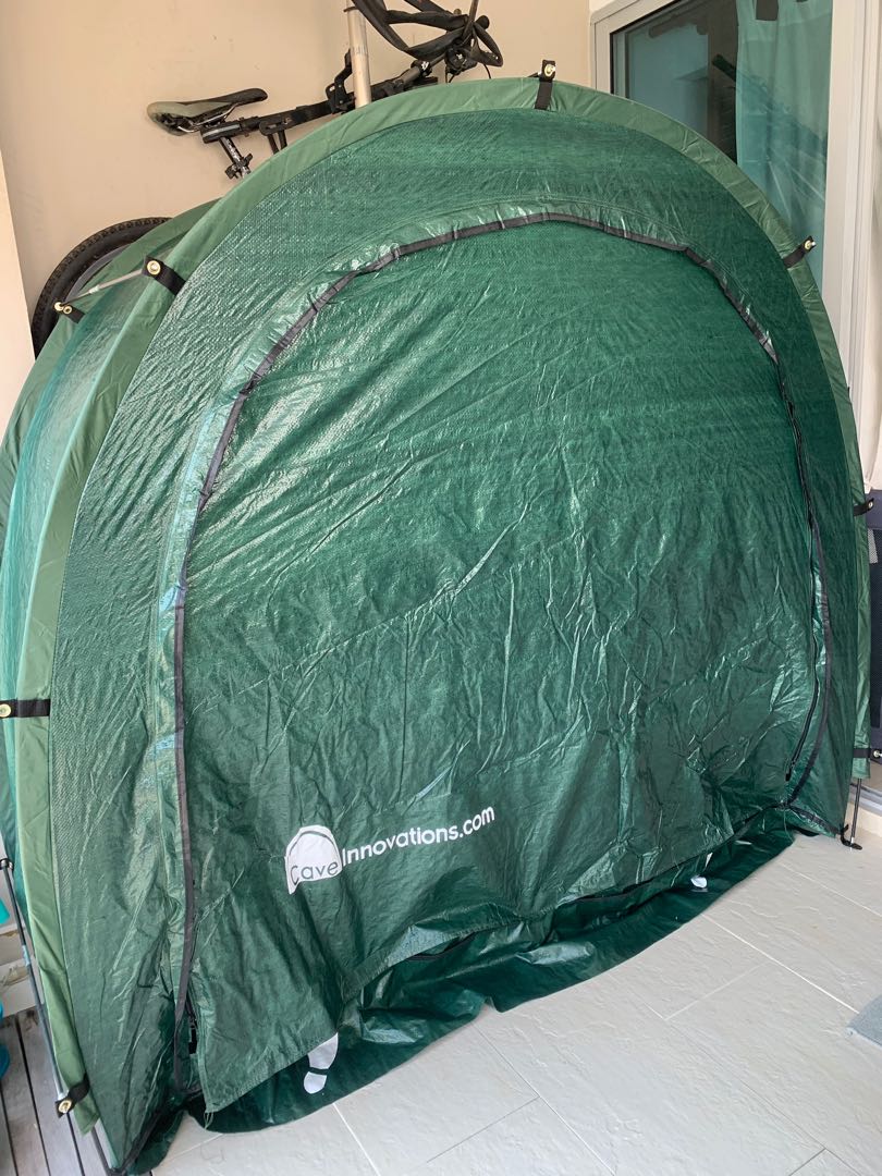 bike cave tidy tent